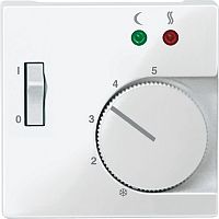 Лицевая панель Schneider Electric Merten System M для терморегулятора полярно-белый картинка